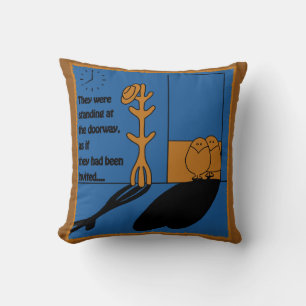 Coussin Les visiteurs