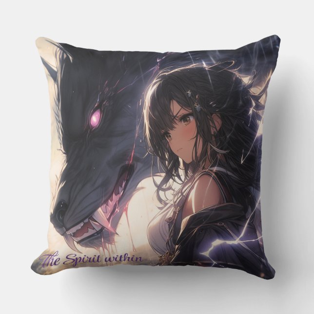 Coussin L'Esprit Dans L'Oreiller (Recto)