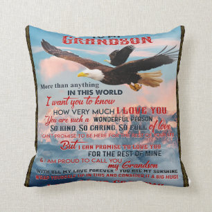Coussin Lettre À Mon Petit-Fils Cadeau, L'Idée Cadeau Bébé