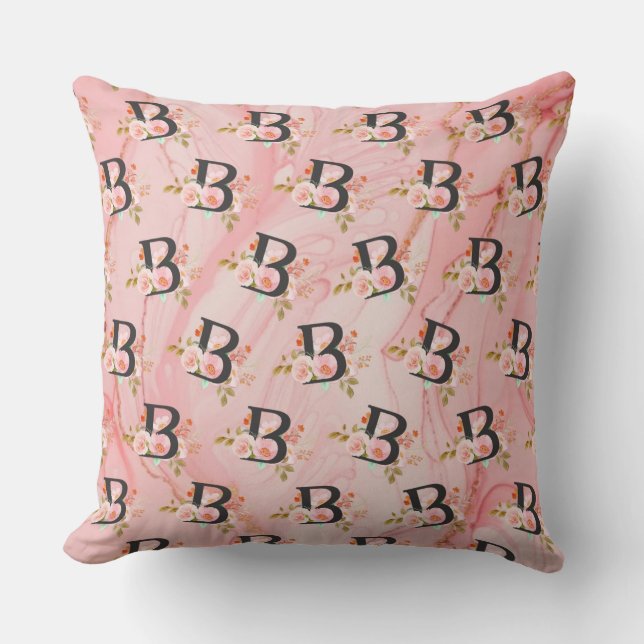 Coussin Lettre B (Recto)