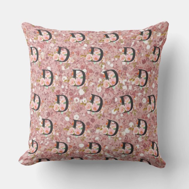 Coussin Lettre D (Recto)