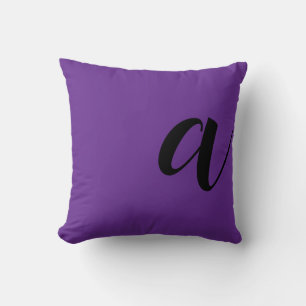 Coussin Lettre initiale de monogramme moderne