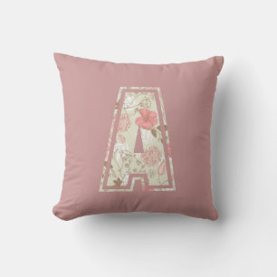 Coussin Lettre monogramme A