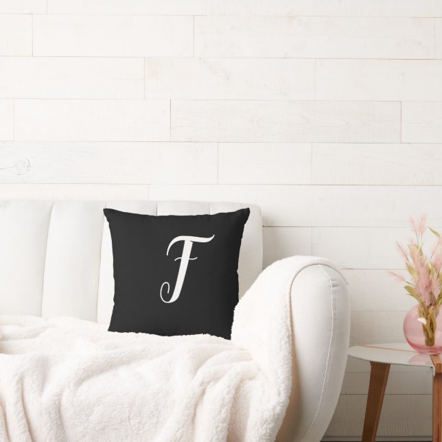 COUSSIN LETTRE MONOGRAMME F (Canapé)