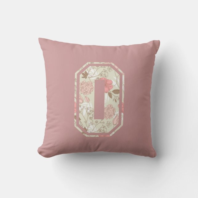 Coussin Lettre monographique O (Recto)