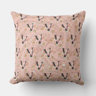Coussin Lettre V