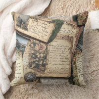 Lettre Vintage romantique Collage avec Rose