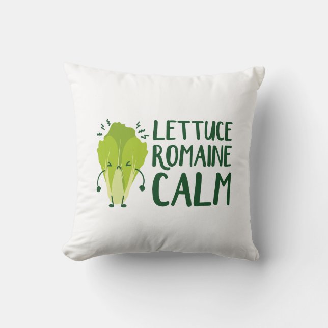 Coussin Lettuce Romaine Calme (Recto)