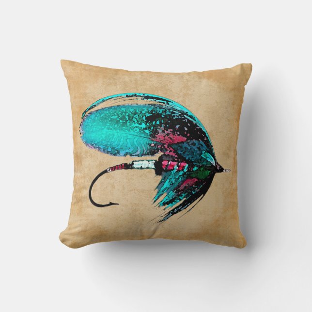 Coussin leurre de pêche à la mouche (Recto)