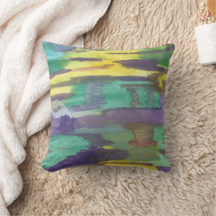 Coussin Lever de soleil abstrait