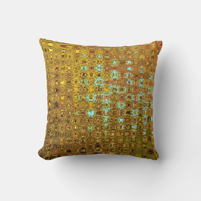 Coussin "Lever de soleil de Klimt " (Recto)
