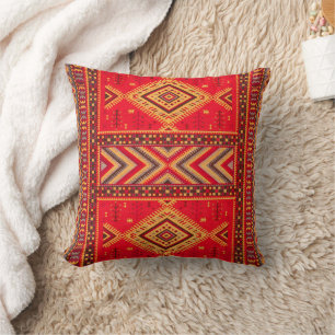 Coussin Lever de soleil marocain : Elégance géométrique du
