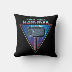 Coussin Levez votre marteau - Mjölnir Graphic