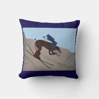 Coussin Lévrier Snow Skiing