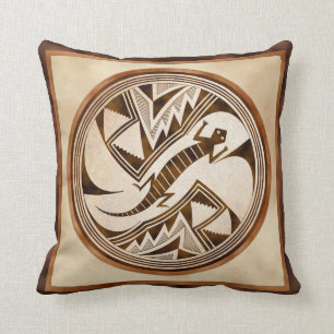 Coussin Lézard de Mimbres