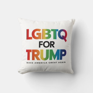 COUSSIN LGBTQ POUR TRUMP GAY LESBIENNE POUR TRUMP 2024 