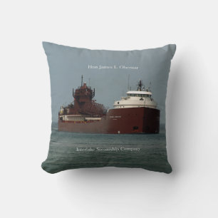 Coussin L'honorable James L. Oberstar carré pilow