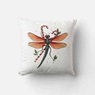 Coussin Libellule Bonbon de Noël