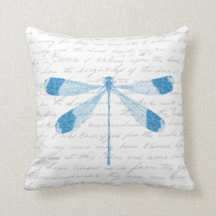 Coussin Libellule de parties scintillantes