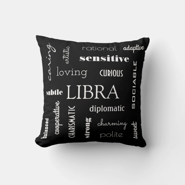 Coussin Libra Astrological (Recto)