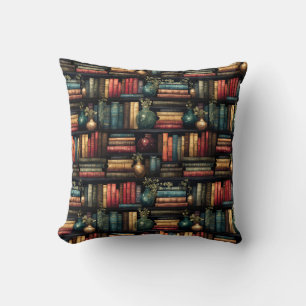 Coussin Librairie Librairie Bookworm Lecture Motif
