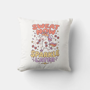 Coussin Licorne Transpiration Maintenant Paillettes Plus T
