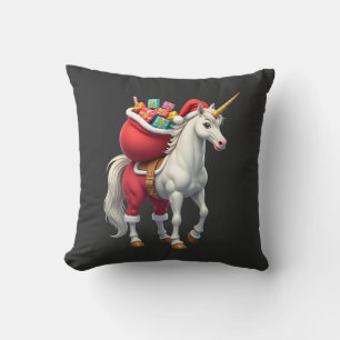 Coussin Licorne Vilain Blague Drôle Noël Matin Famille