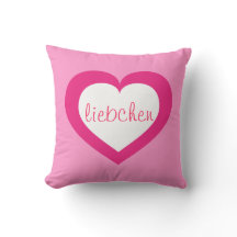 Liebchen coeur blanc et rose chaud