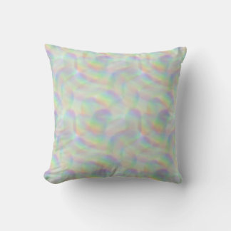 Coussin lignes arc-en-ciel