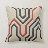 Lignes graphiques orange et bleu