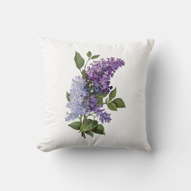 Coussin Lilacs frais - French Country Home Décor (Recto)