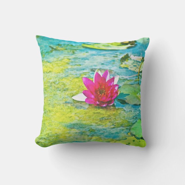 Coussin Lily Lilypad (Recto)