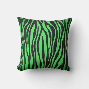 Coussin Lime Green Zebra