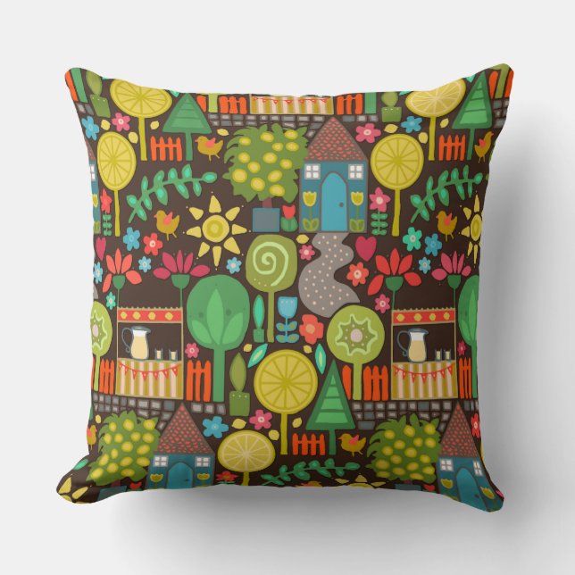 Coussin limonade de bois (Recto)