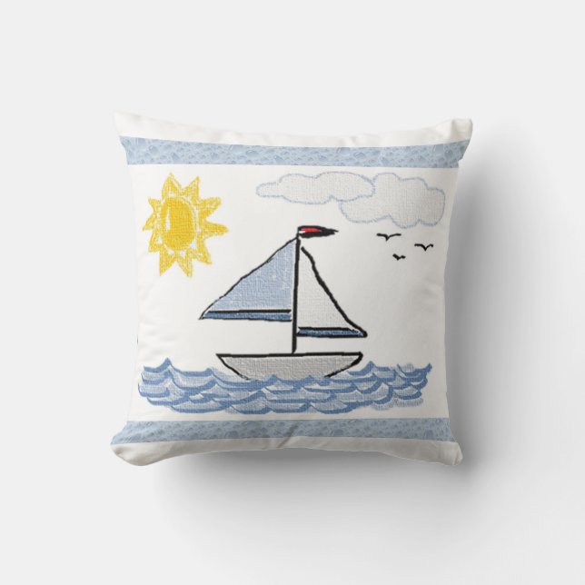 Coussin Lin de voilier (Recto)