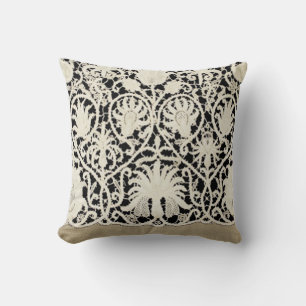 Coussin Linge de dentelle mariage blanc classique jolie
