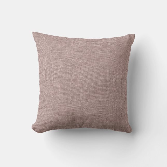 Coussin Linge rose en poudre moderne simple (Recto)