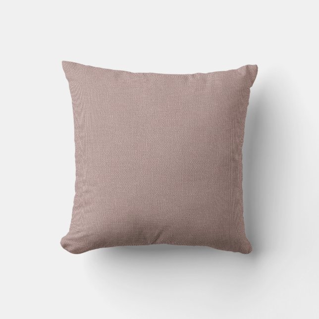 Coussin Linge rose en poudre moderne simple (Recto)