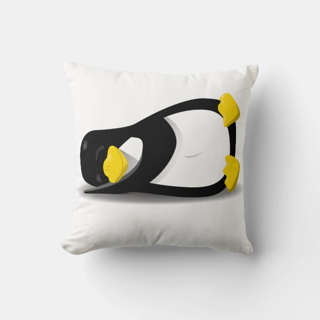 Coussin Linux Sleepy Tux pillow (Recto)