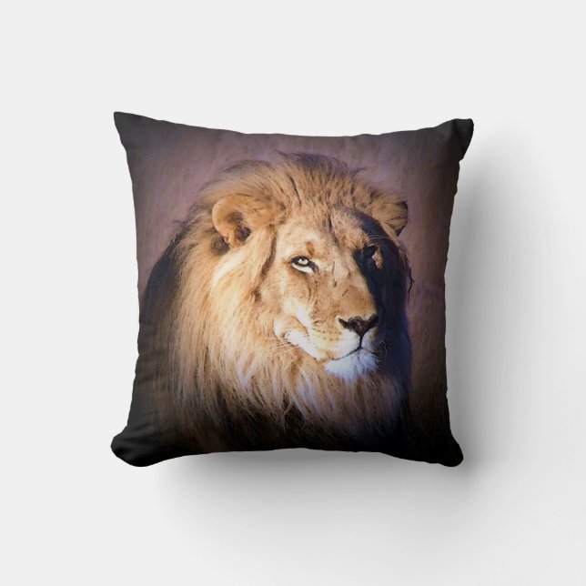 Coussin Lion American MoJo (Recto)