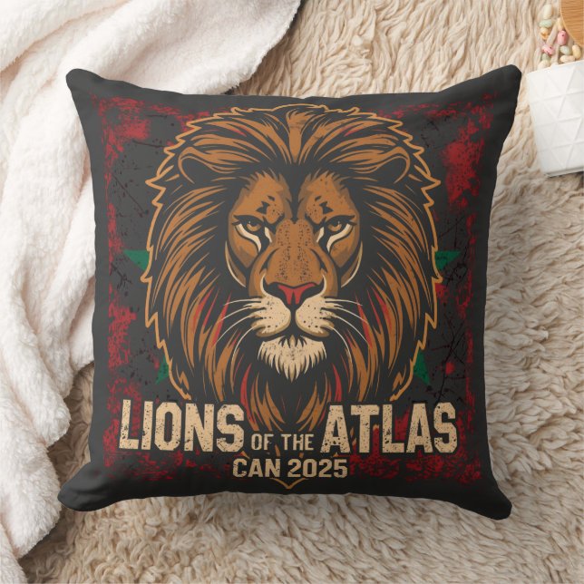 Coussin Lion ATLAS (Couverture)