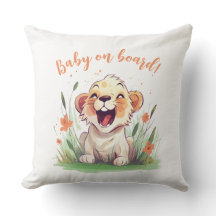 Lion Baby shower Thématique Jeu d'oreiller