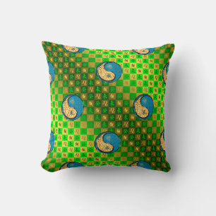 Coussin Lion & Chèvre d'eau
