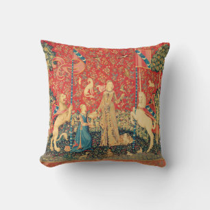 Coussin Lion D'ENFANCE ET D'UNICORN, Fleurs D'Imaginaires,