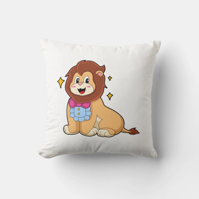 Coussin Lion en Gentleman avec Cravate.PNG (Recto)