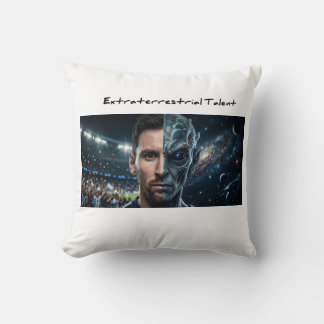 Coussin Lionel Messi Alien Goat - Modern Square Throw Pill