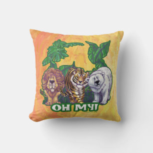 Coussin Lions Tiger Ours Oh Mon