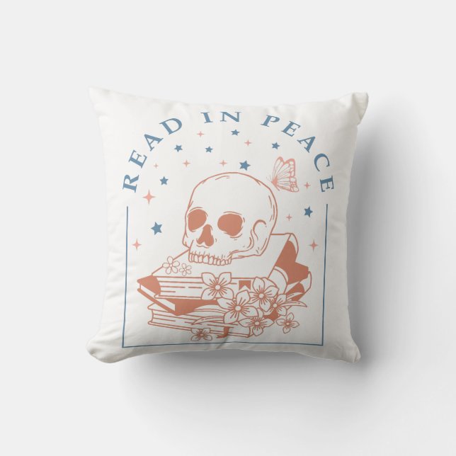 Coussin Lire en paix (Recto)