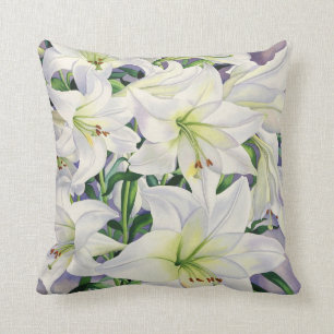 Coussin Lis blancs 2008