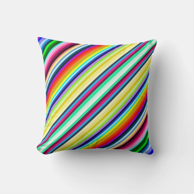 Coussin Lisse-oreiller multicolore (Recto)